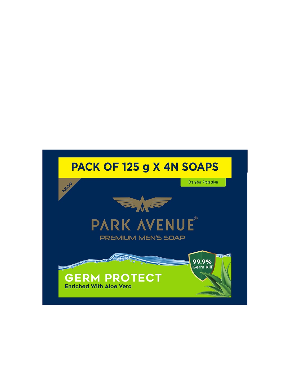 

Park Avenue Pack of 4 Germ Protect Aloe Vera Soaps - 500 g, Blue