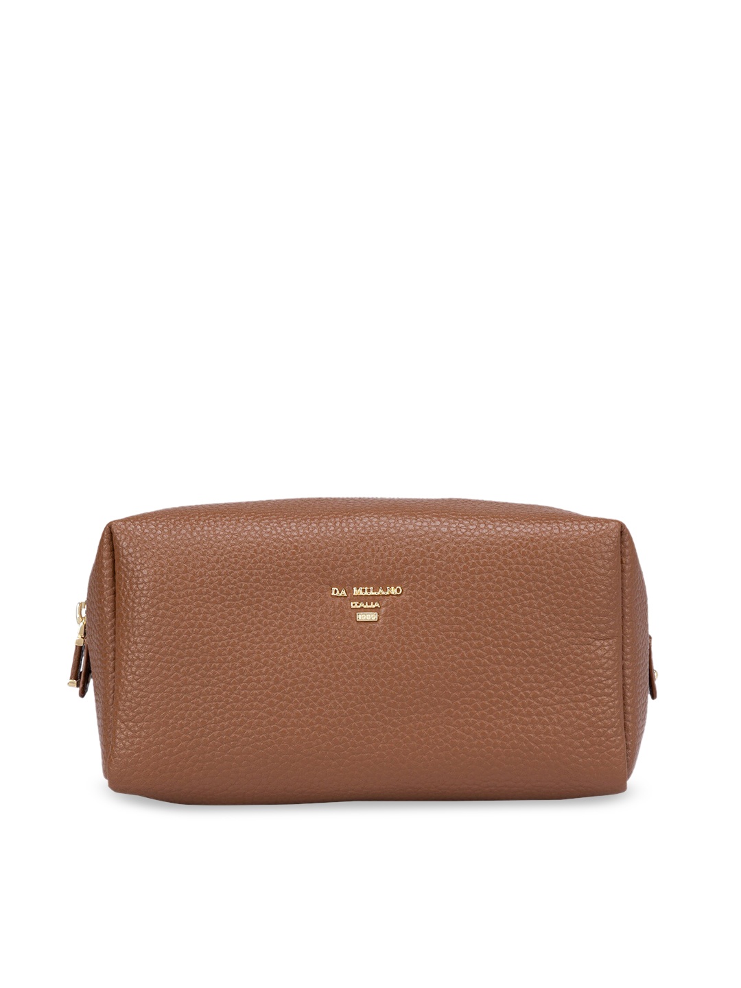 

Da Milano Women Self-Design Travel Pouch, Brown