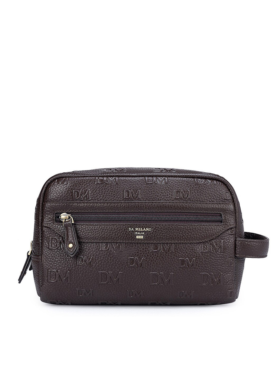 

Da Milano Women Self-Design Travel Pouch, Brown