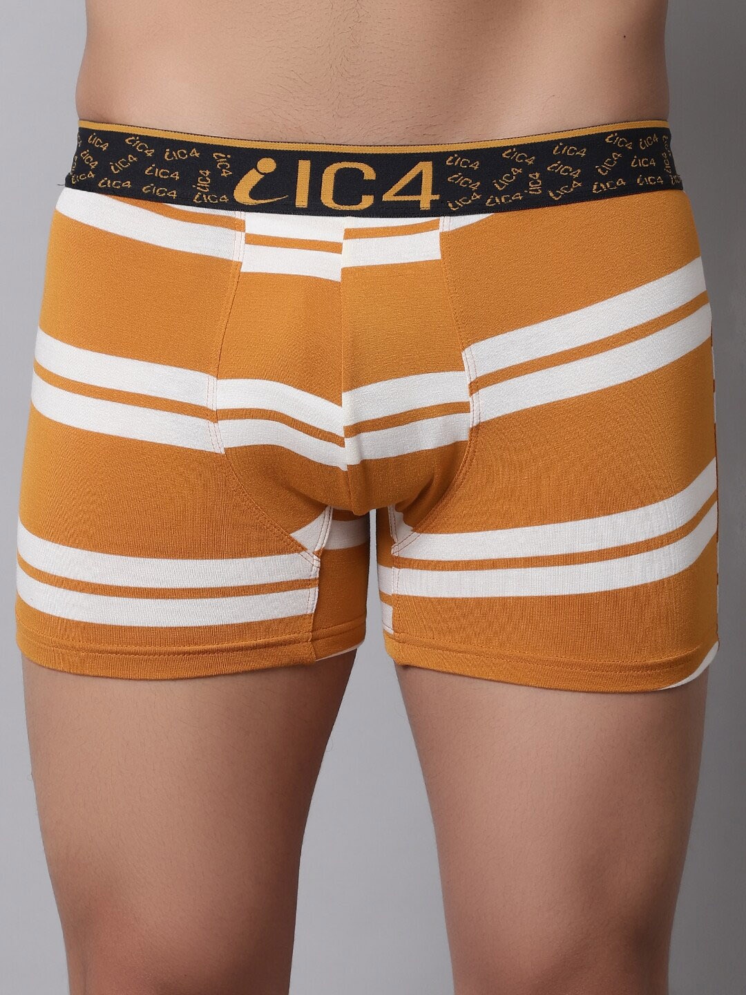 

IC4 Men Mid-Rise Striped Trunks 0Y272, Yellow