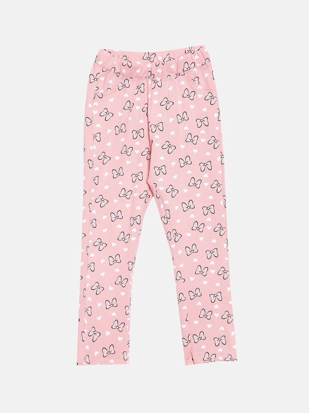 

Kryptic Girls Printed Pure Cotton Lounge Pants, Pink