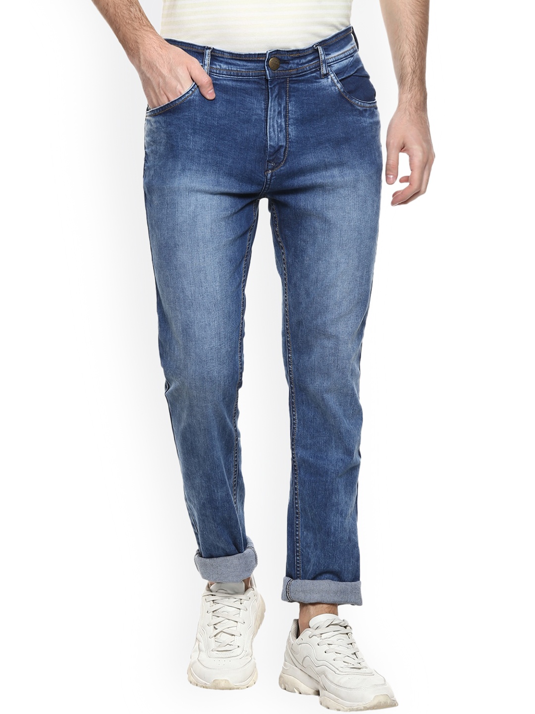 

Red Chief Mid Rise Heavy Fade Jeans, Blue