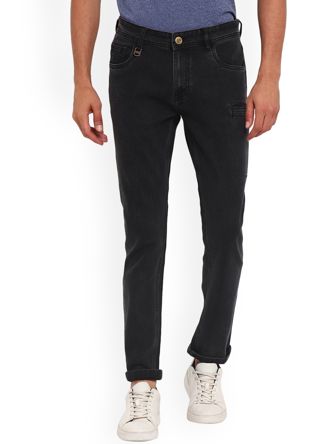 

Red Chief Men Slim Fit Clean Look Mid Rise Jeans, Grey