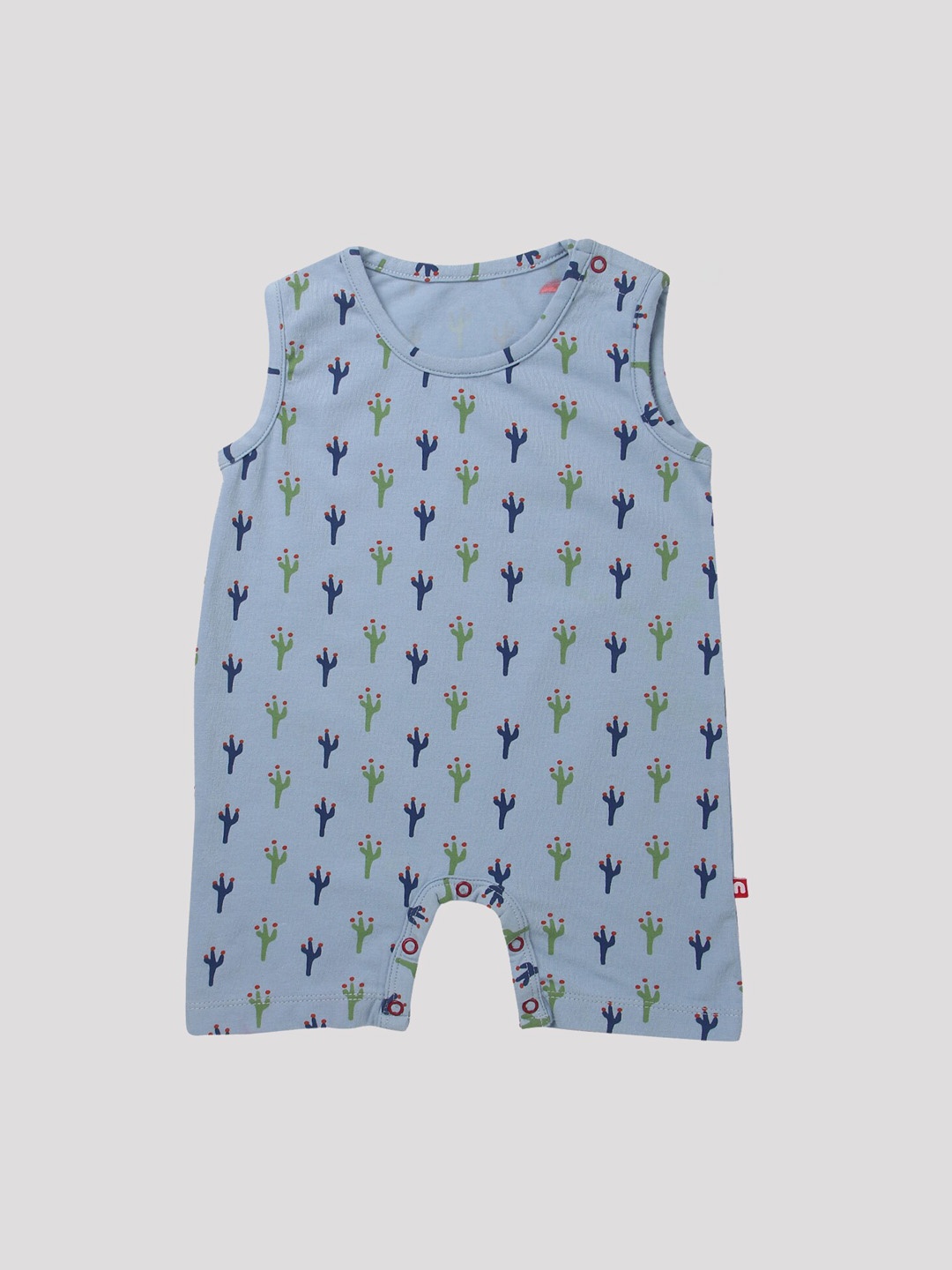 

Nino Bambino Infant Printed Organic Cotton Rompers, Blue