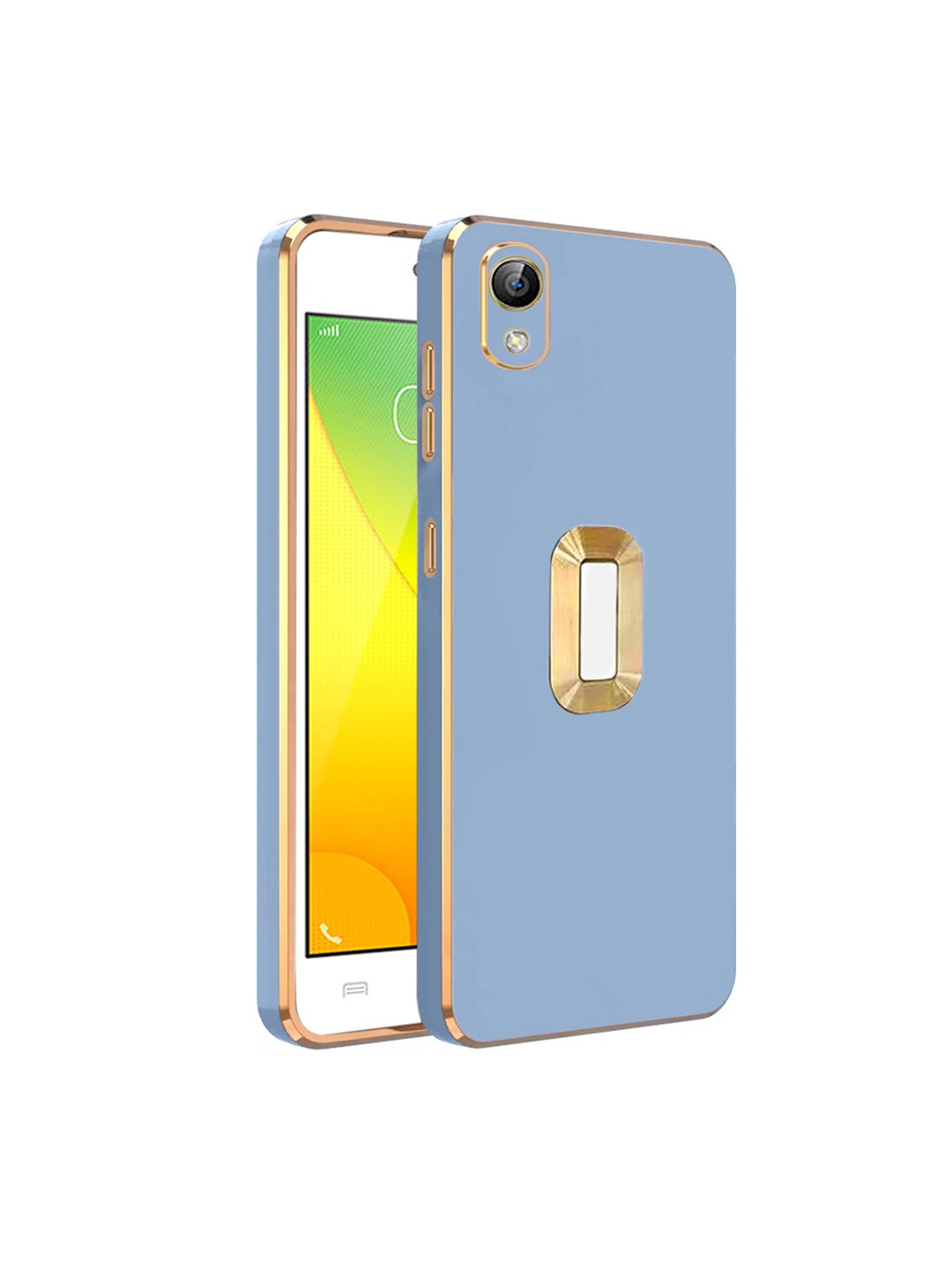 

Karwan Camera Protection Vivo Y51 Phone Back Cover, Blue