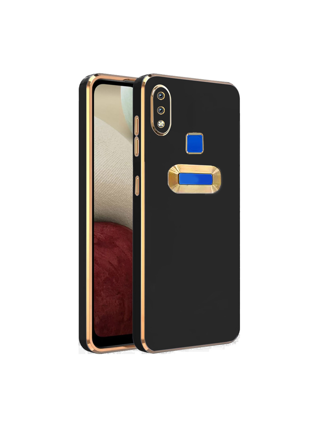 

Karwan Camera Protection Vivo Y91 Phone Back Cover, Black