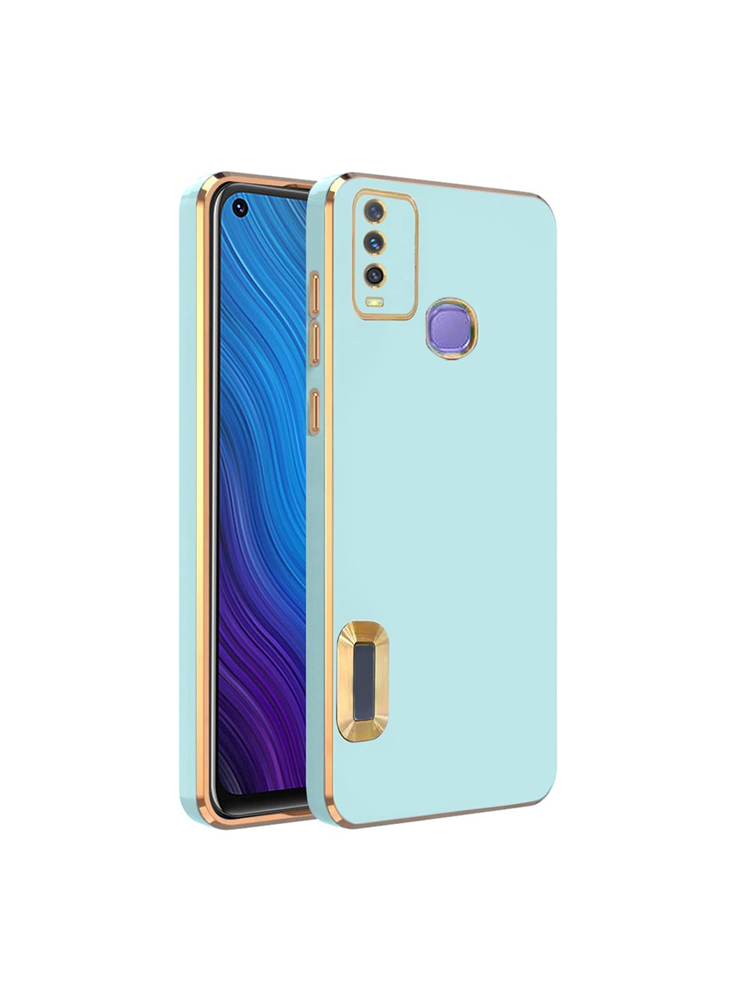 

Karwan Vivo Y50 Compatible Mobile Back Case, Green
