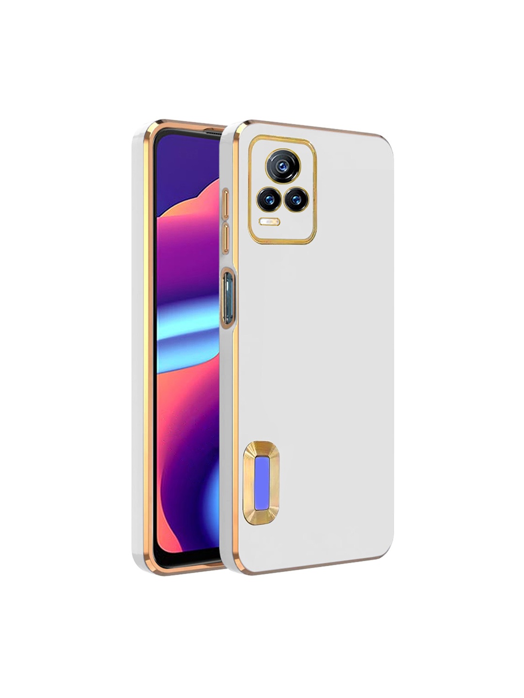 

Karwan Vivo Y73 4G Camera Protection Phone Back Cover, White