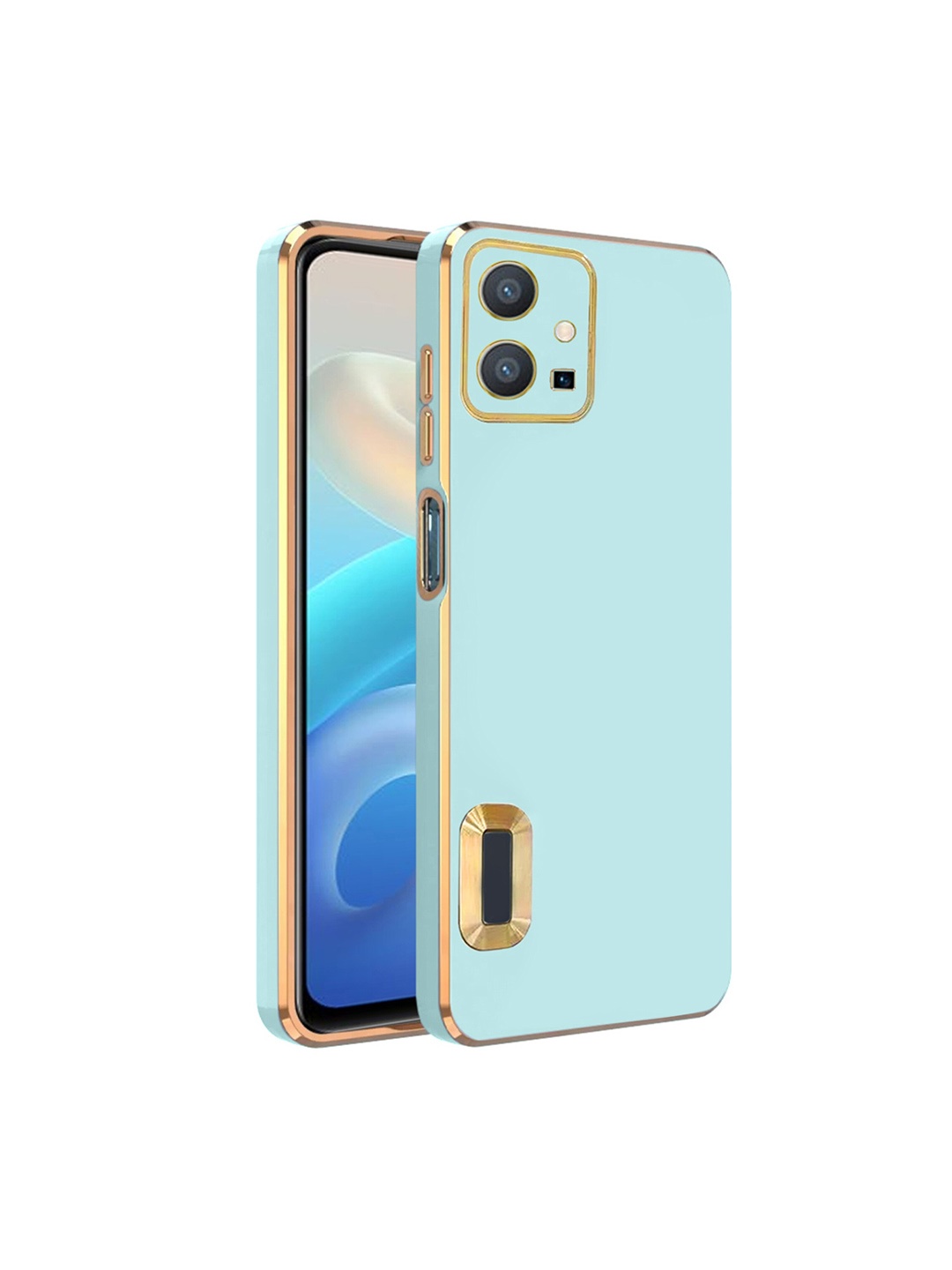 

Karwan Vivo Y55 5G Compatible Mobile Back Case, Green