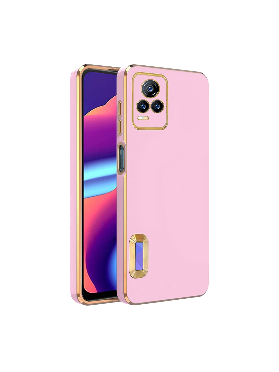 

Karwan Vivo Y73 4G Compatible Mobile Back Case, Pink