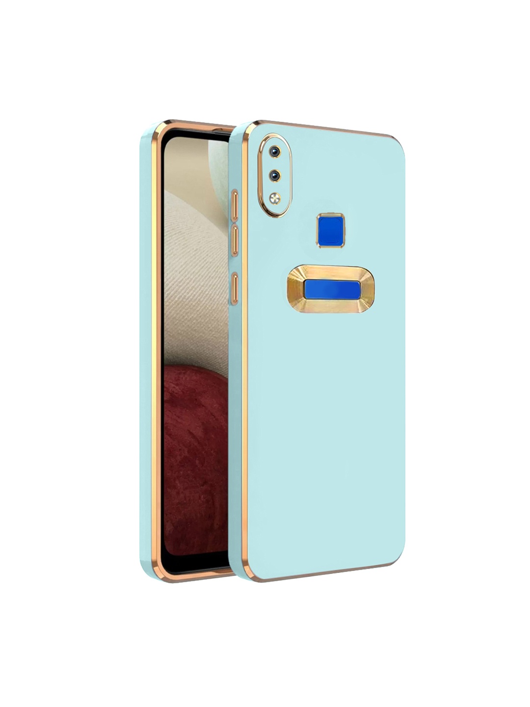 

Karwan Sweat-Proof Vivo Y91 Silicone Phone Back Case, Green