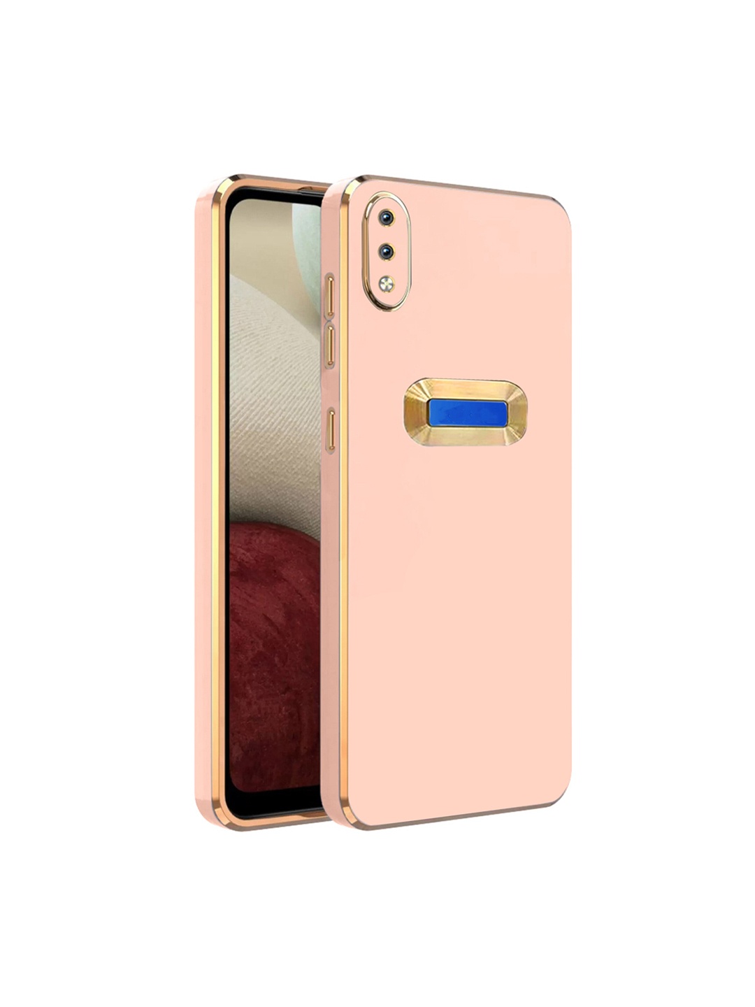 

Karwan Vivo V93 Camera Protection Phone Back Cover, Pink
