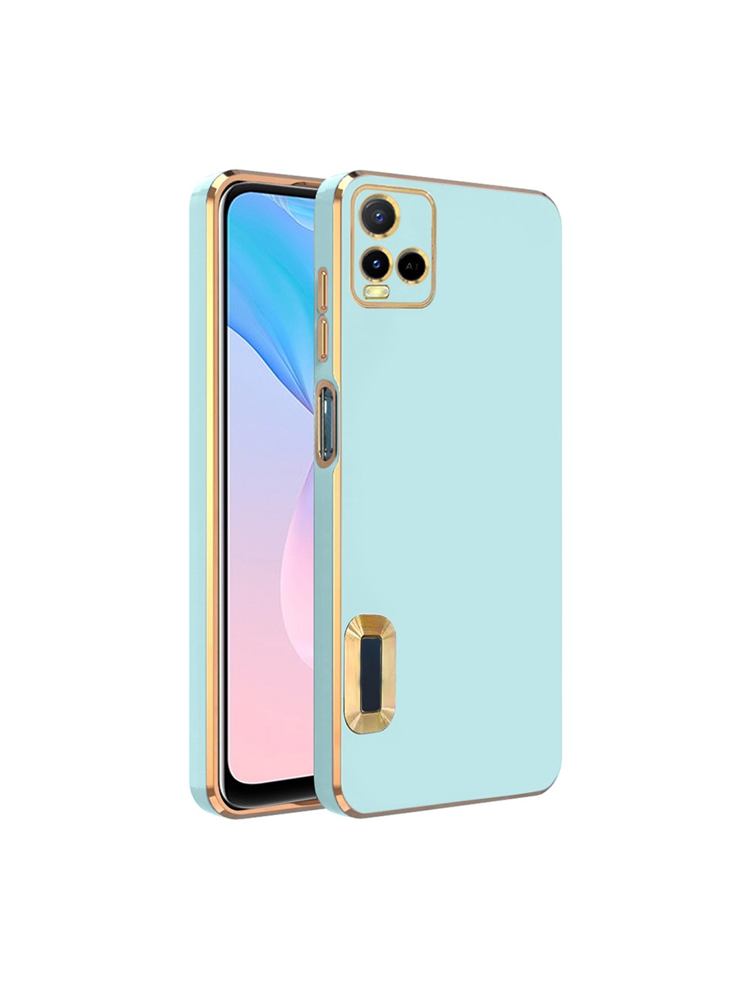 

Karwan Camera Protection Vivo Y21 Phone Back Case, Green