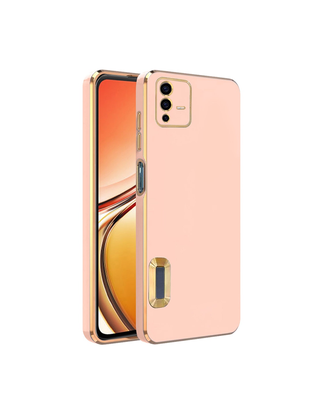 

Karwan Anti Skid Vivo V23 5G Phone Back Case, Pink