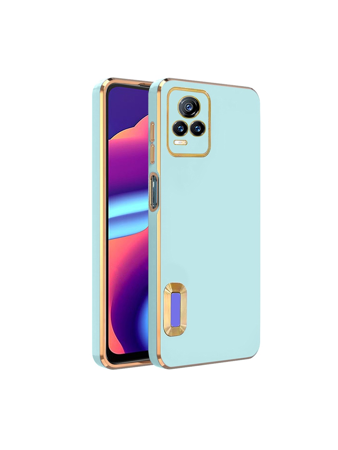 

Karwan Vivo Y73 4G Sweat-Proof Compatible Phone Back Cover, Green