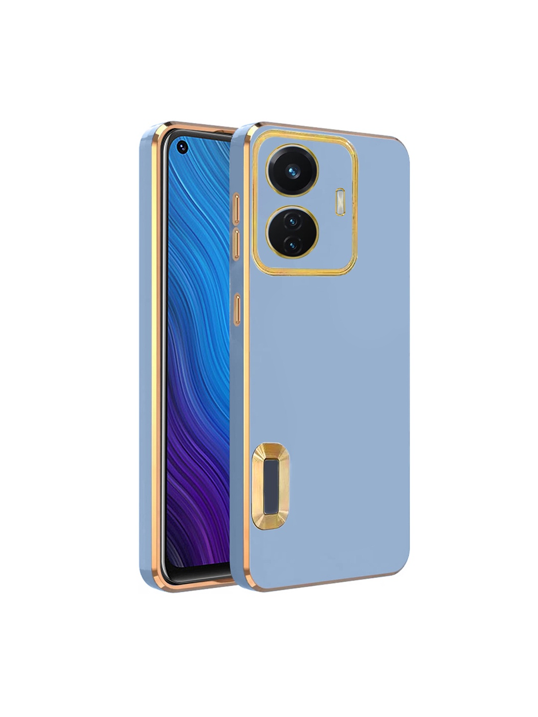 

Karwan Vivo T1 44W Silicone Phone Back Case, Blue