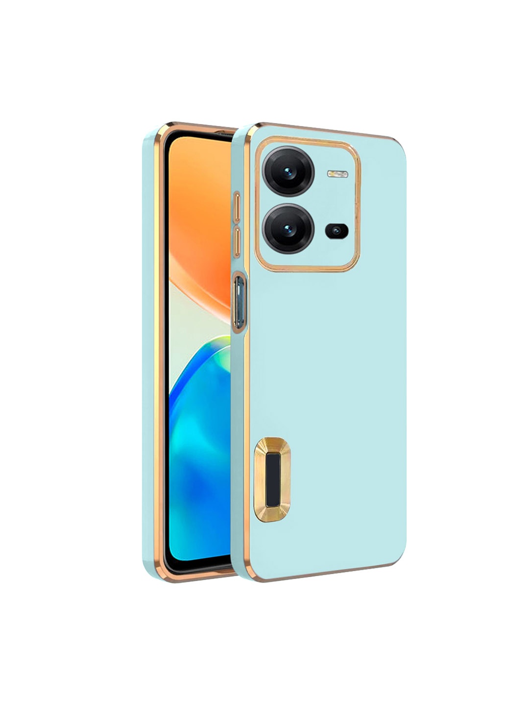 

Karwan Camera Protection Vivo V25 Phone Back Cover, Green