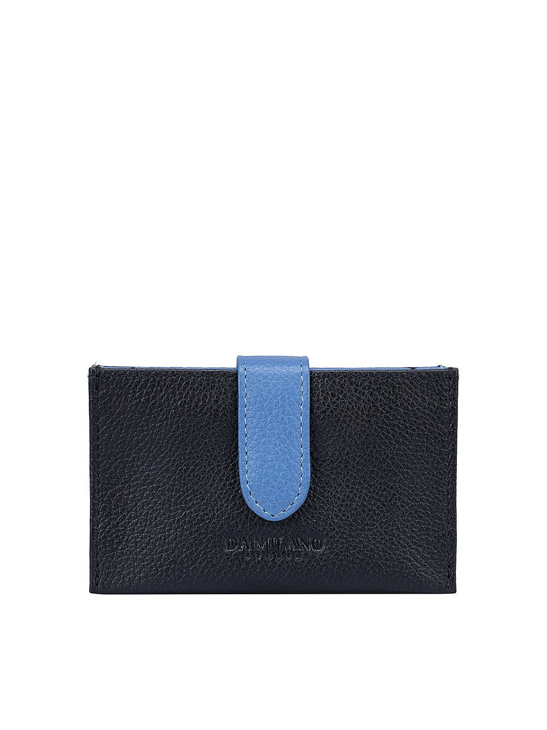 

Da Milano Men Leather Card Holder, Black