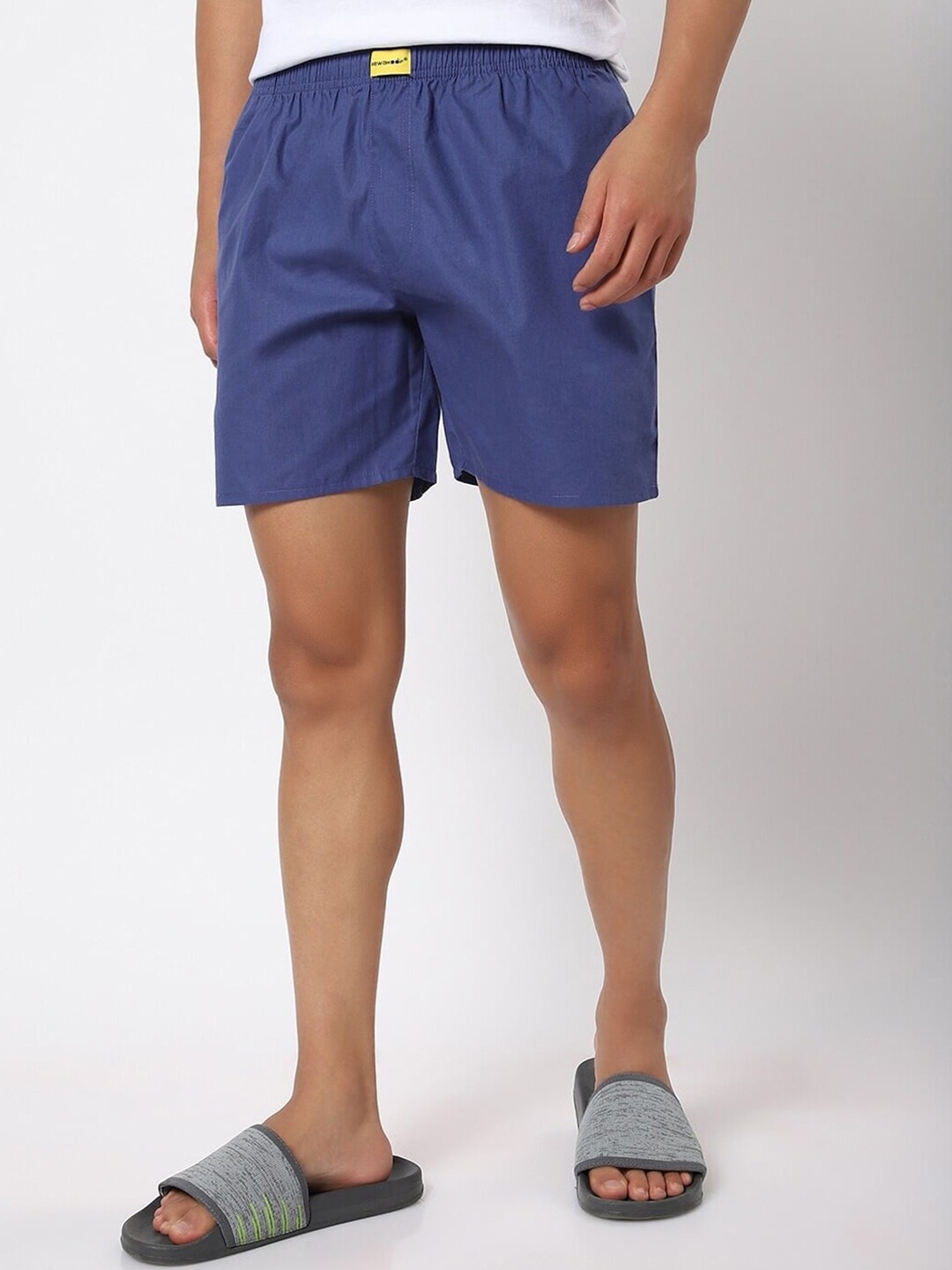 

Bewakoof Men Cotton Boxer, Blue