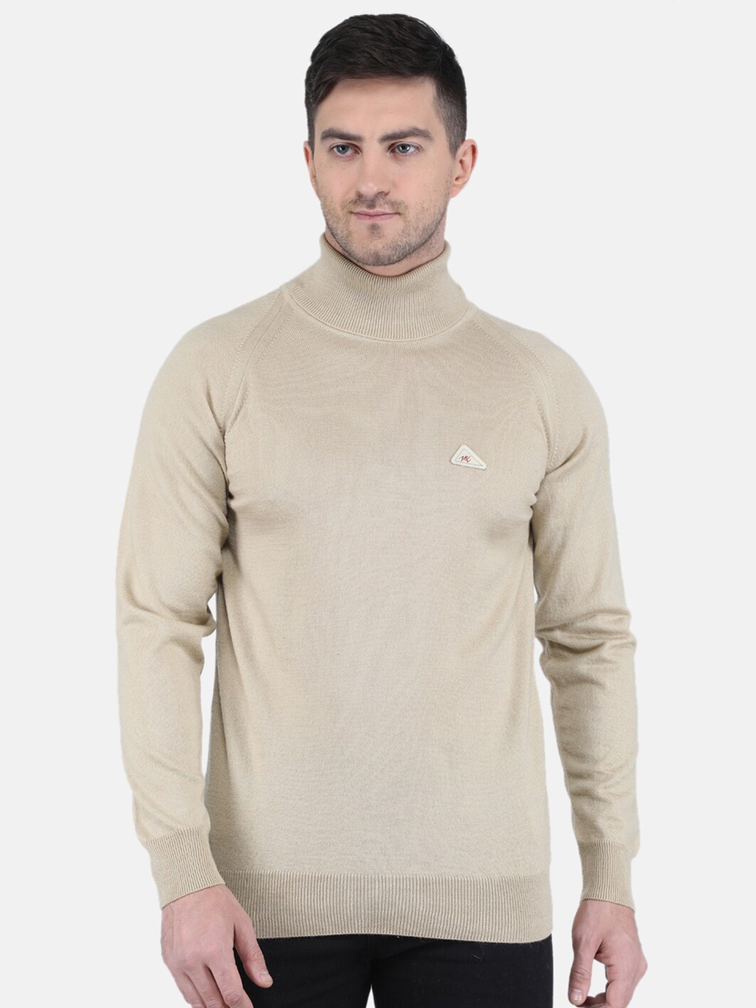 

Monte Carlo Turtle Neck Beige Pullover