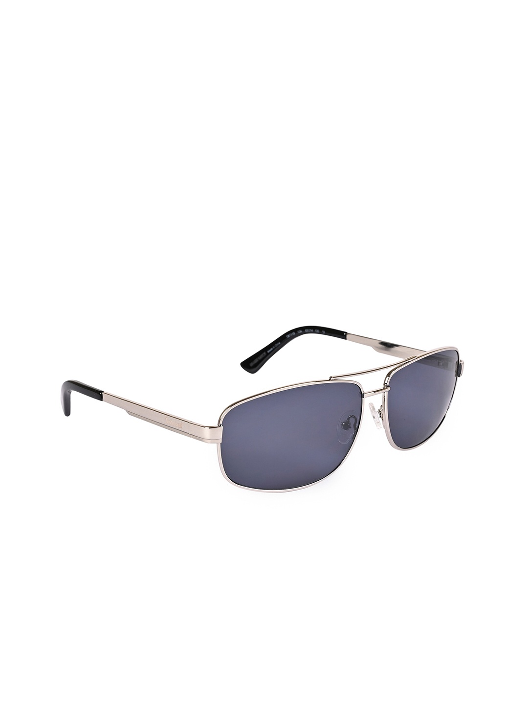 

Timberland Men UV Protective Rectangular Sunglasses TB7119 63 10A, Grey
