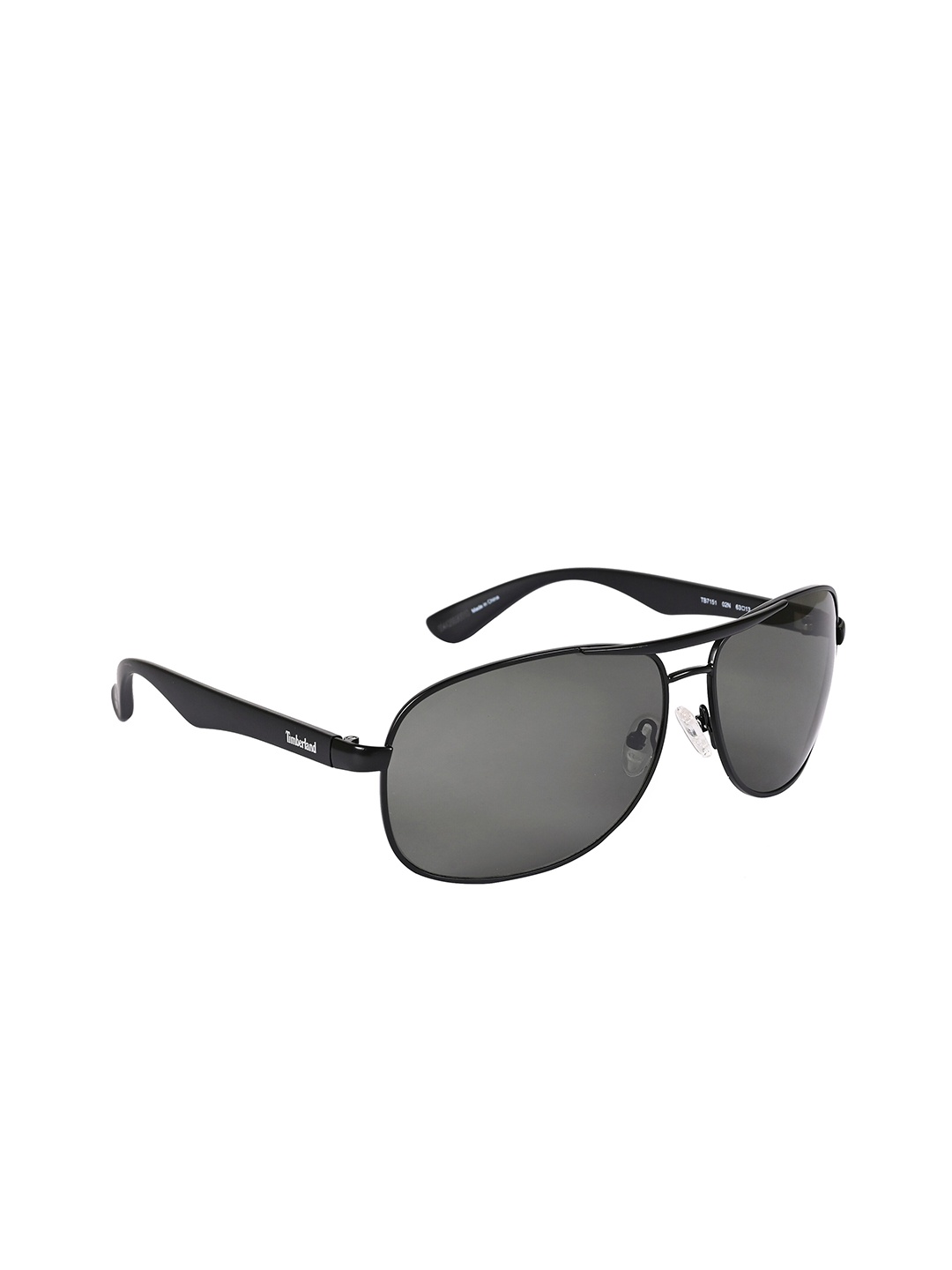 

Timberland Men UV Protective Lens Aviator Sunglasses TB7151 63 02N, Grey