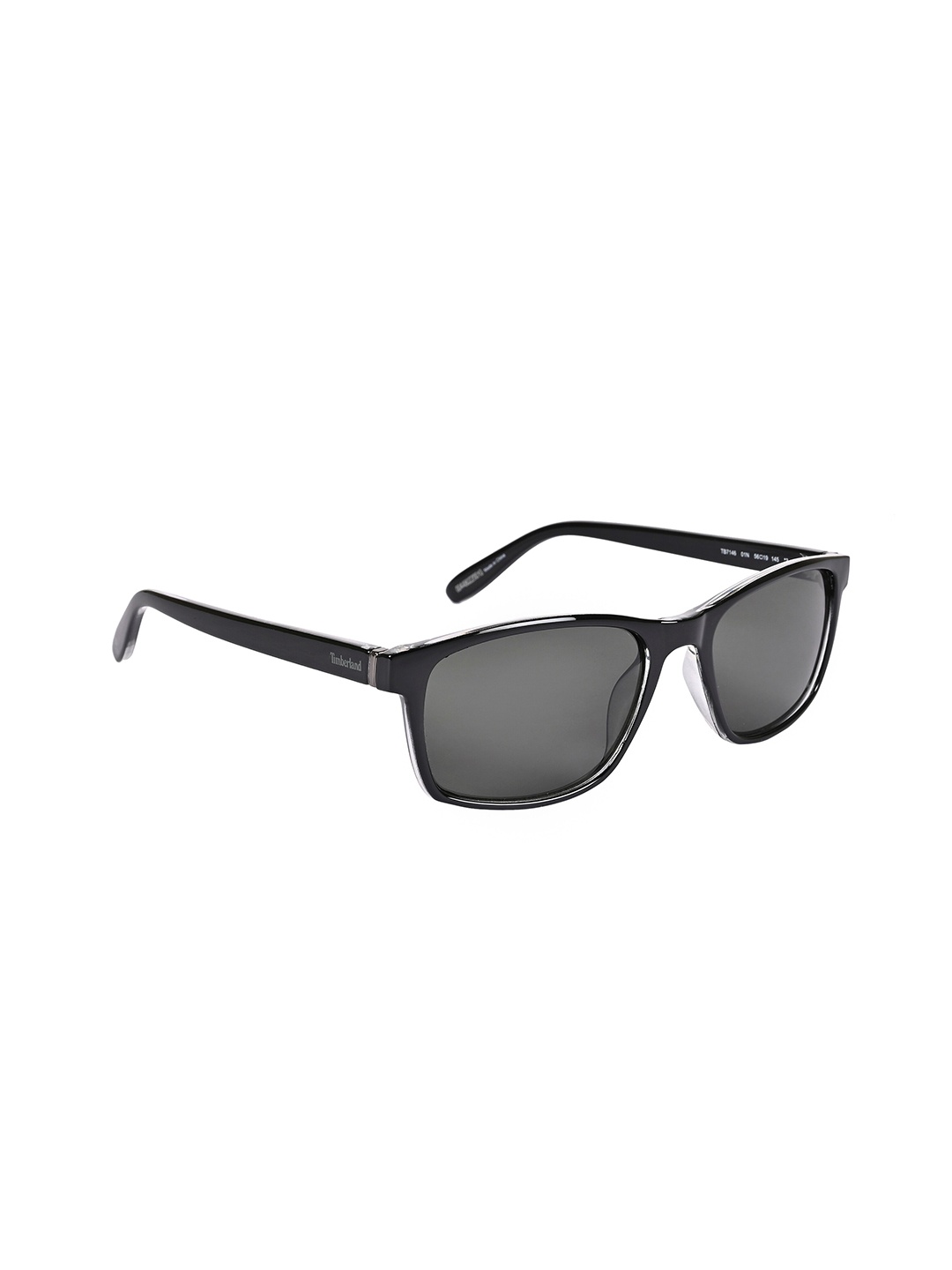 

Timberland Men UV Protective Lens Square Sunglasses TB7146 56 01N, Grey