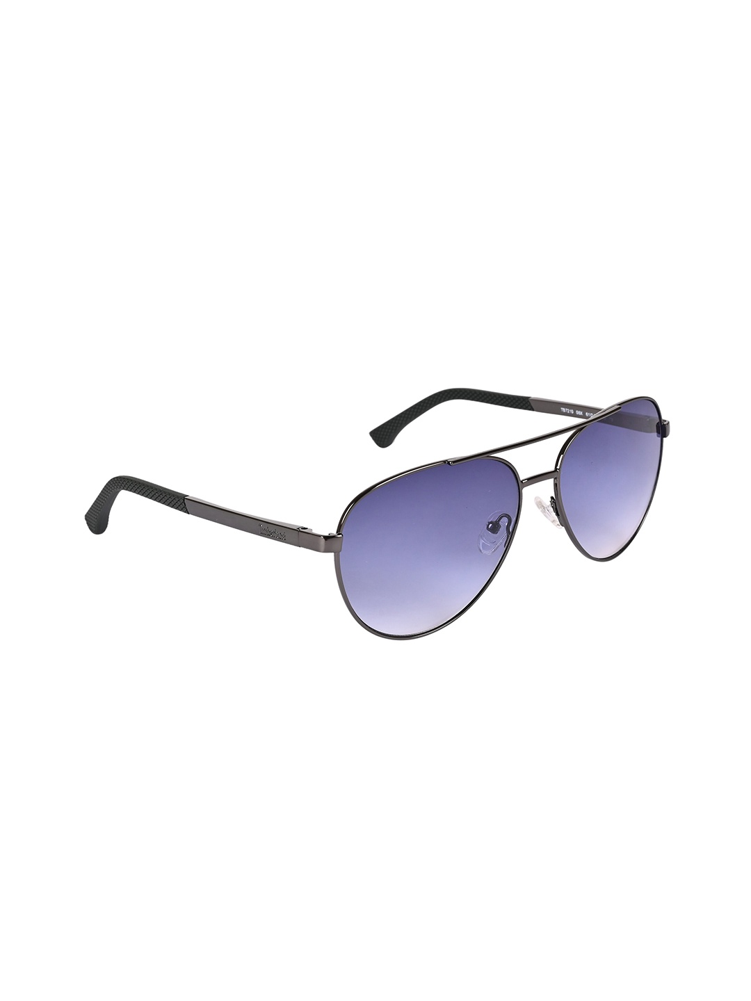 

Timberland Men UV Protective Lens Aviator Sunglasses TB7210 61 08X, Purple