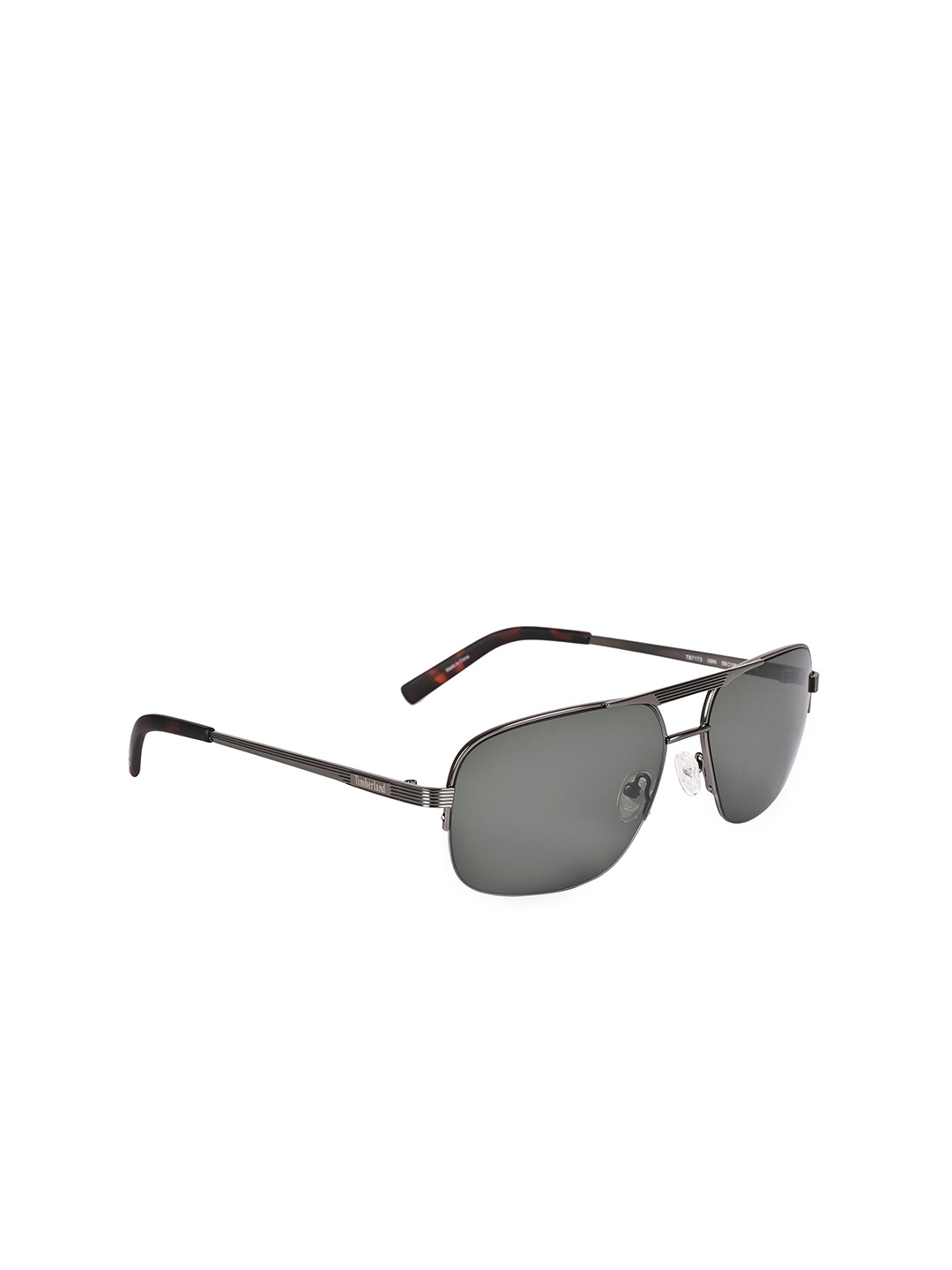 

Timberland Men UV Protective Lens Aviator Sunglasses TB7173 58 09N, Grey