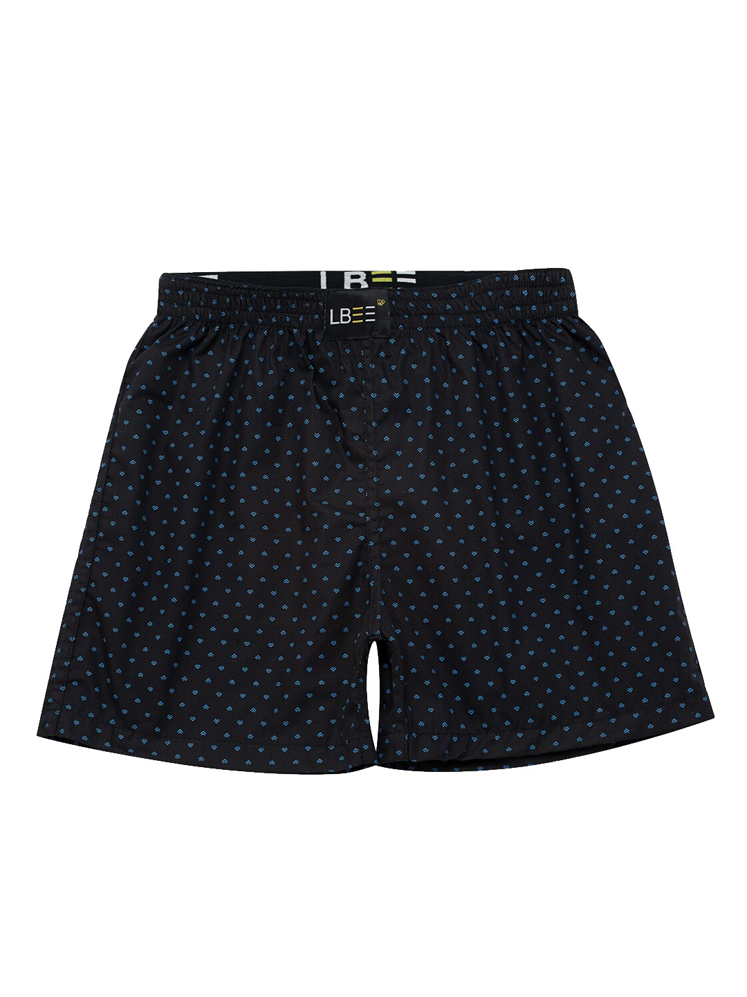 

LBEE Boys Printed Pure Cotton Boxers- BCLB00103_8, Black