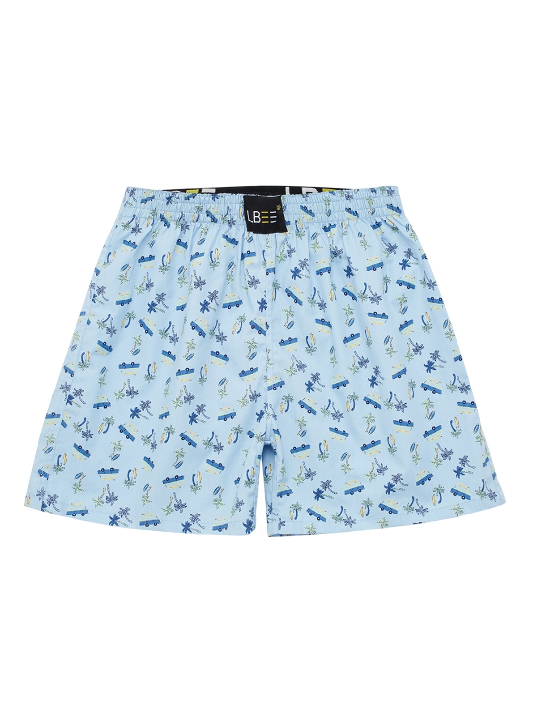 

LBEE Boys Printed Pure Cotton Boxers- BCLB00102_8, Blue