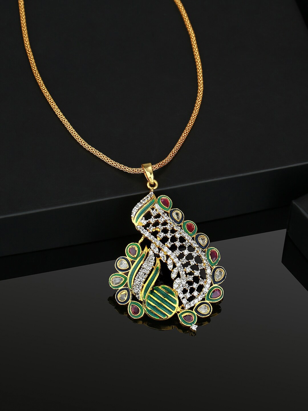 

Estele Brass Gold-Plated Necklace