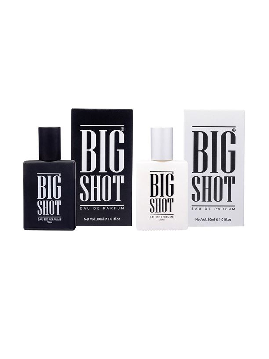 

OSCAR Men Set Of 2 Big Shot Eau De Parfum - White & Black - 30ml each