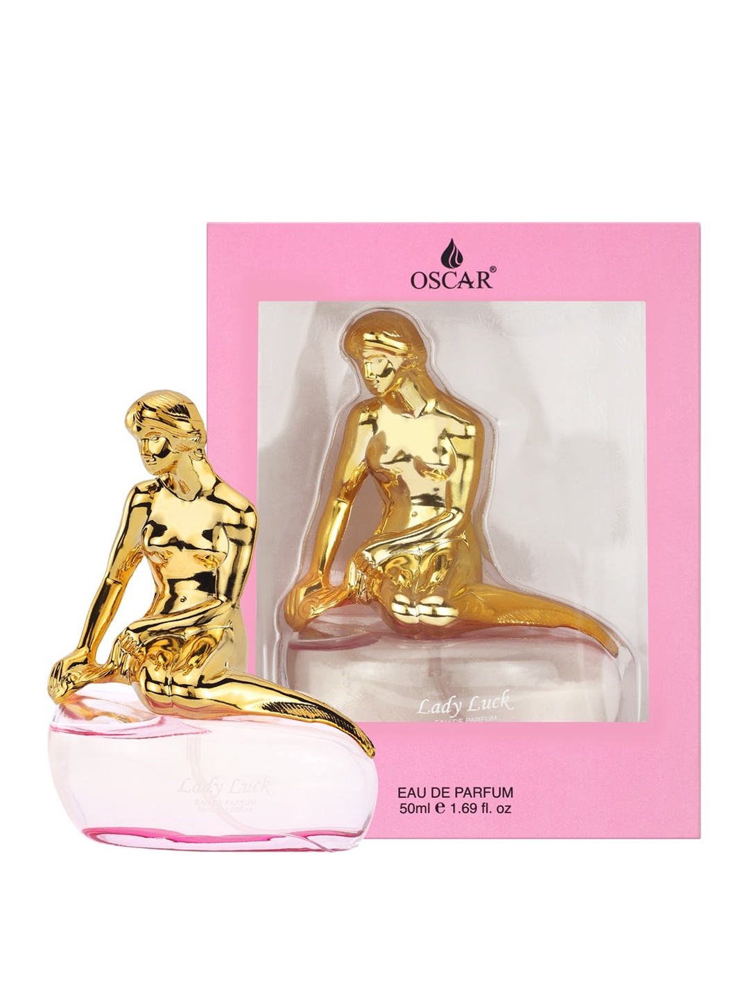 

OSCAR Men Lady Luck Long-Lasting Aromatic Eau de Parfum - 50ml, Pink