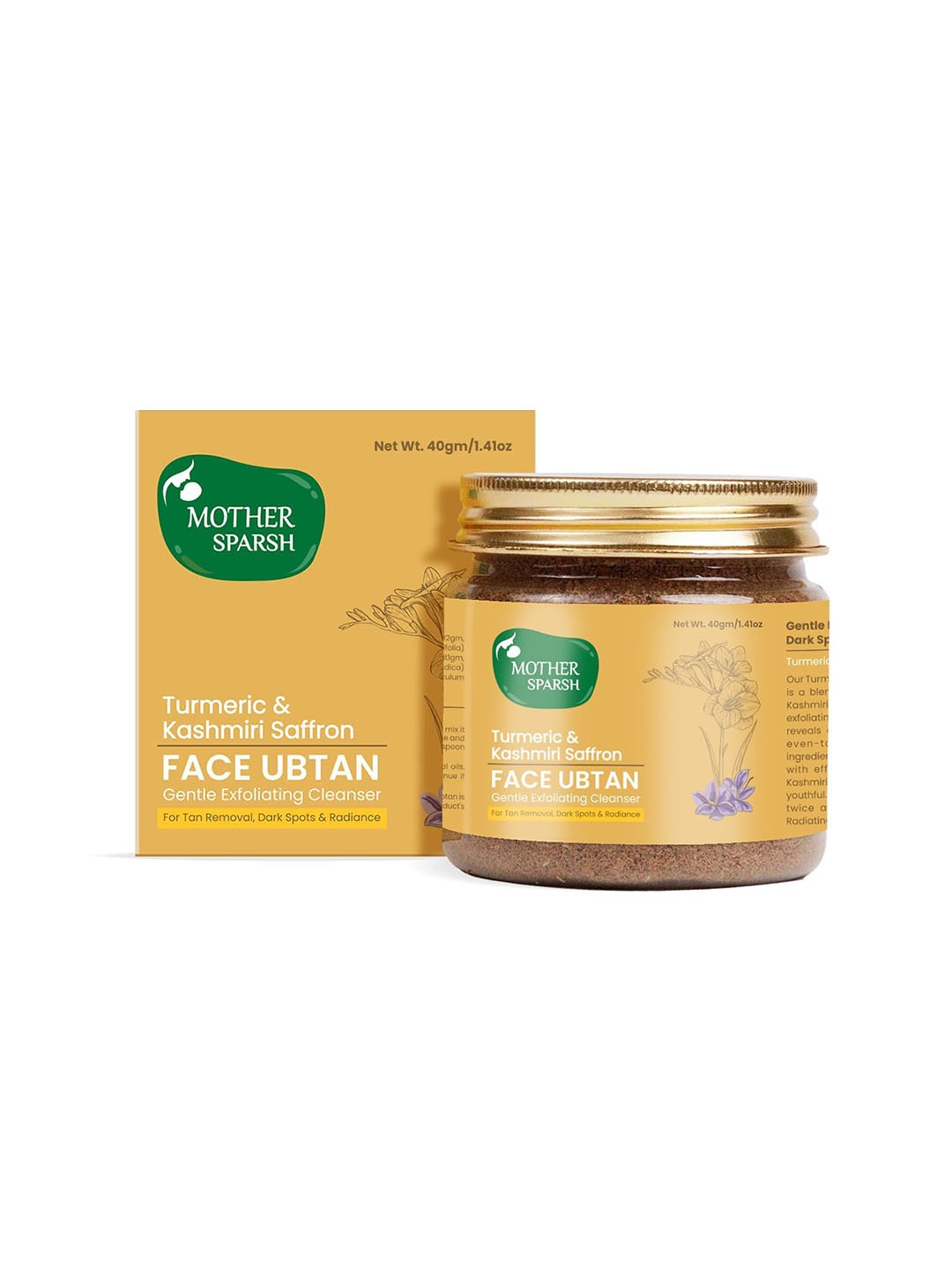 

Mother Sparsh Turmeric Healing Face Ubtan Powder 40 gm, Yellow