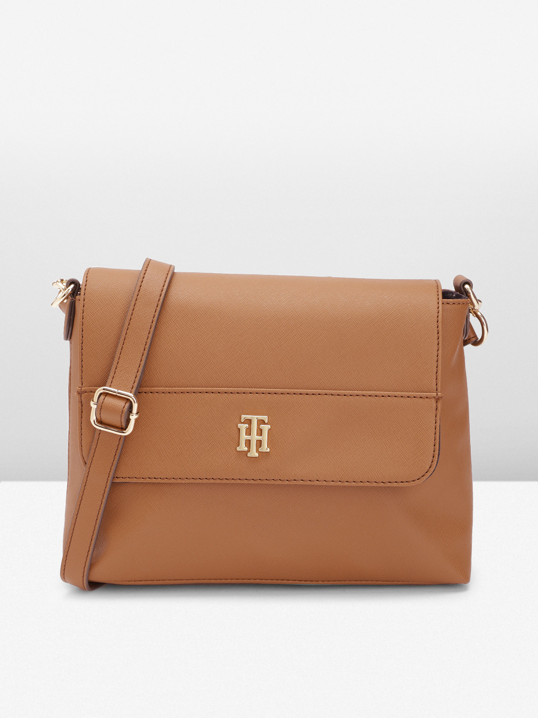 

Tommy Hilfiger Structured Sling Bag, Brown