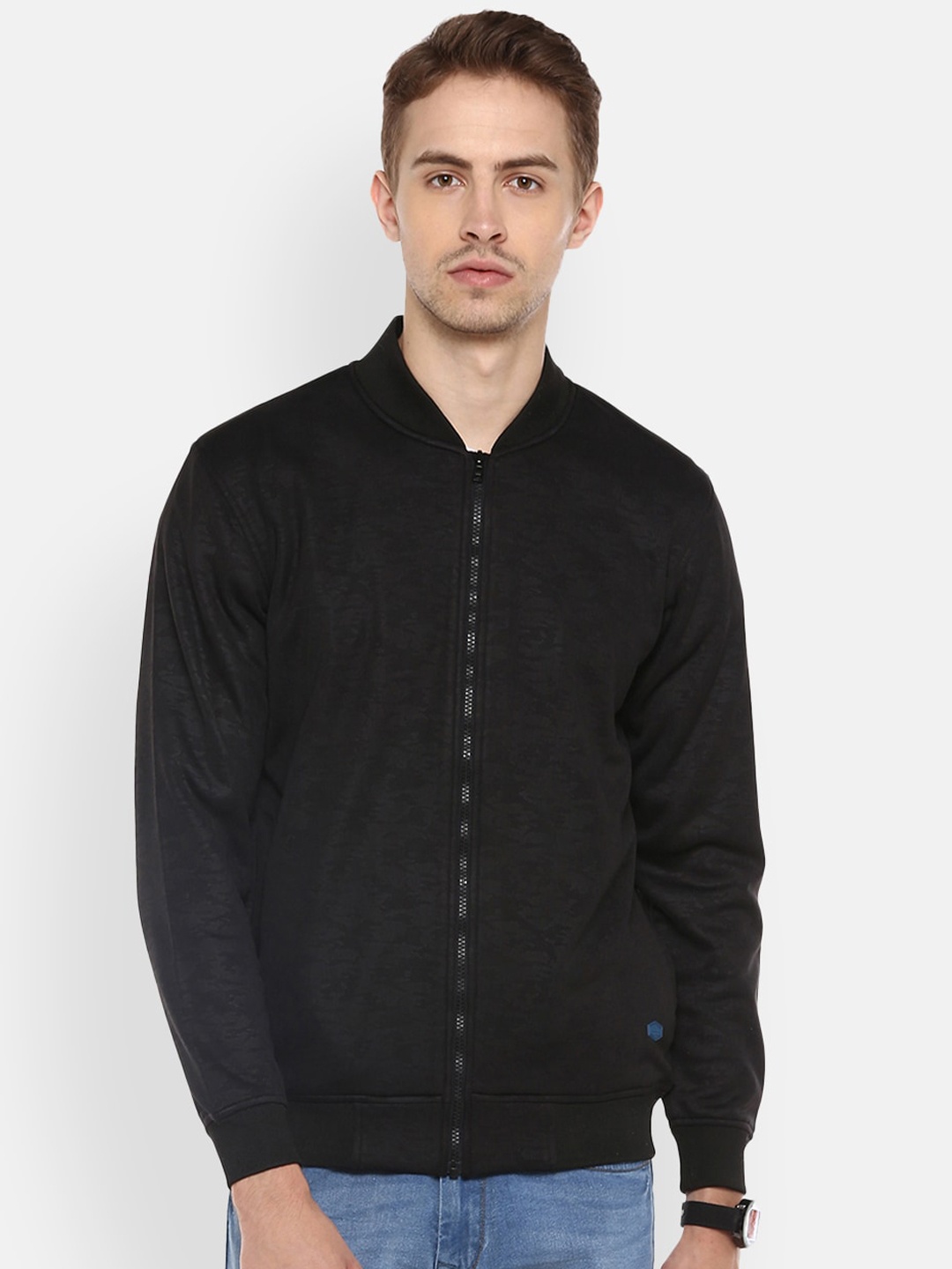 

Red Chief Stand Collar Bomber Jacket, Black