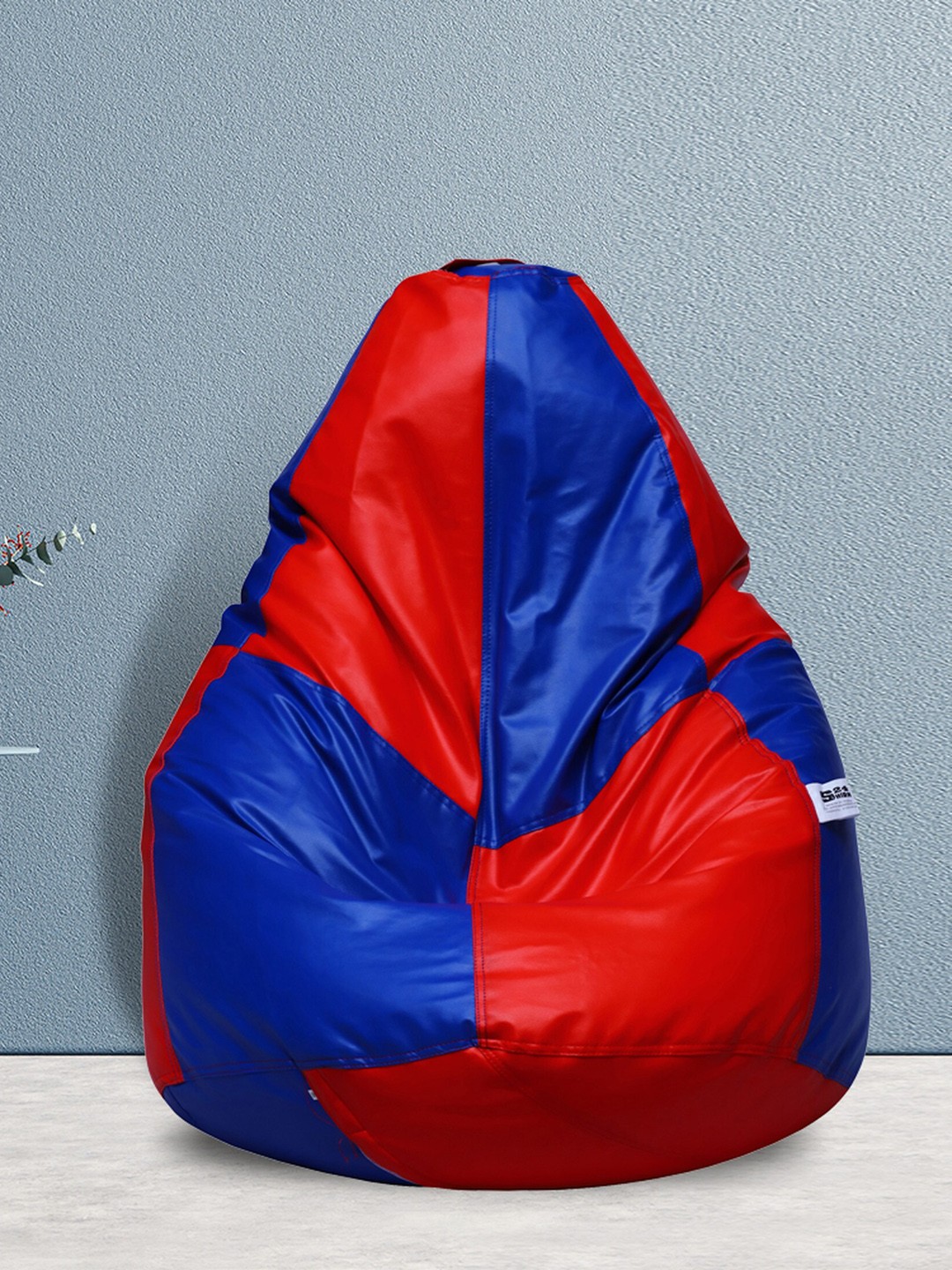

SHIRA 24 Blue & Red Checkered Bean Bag Cover