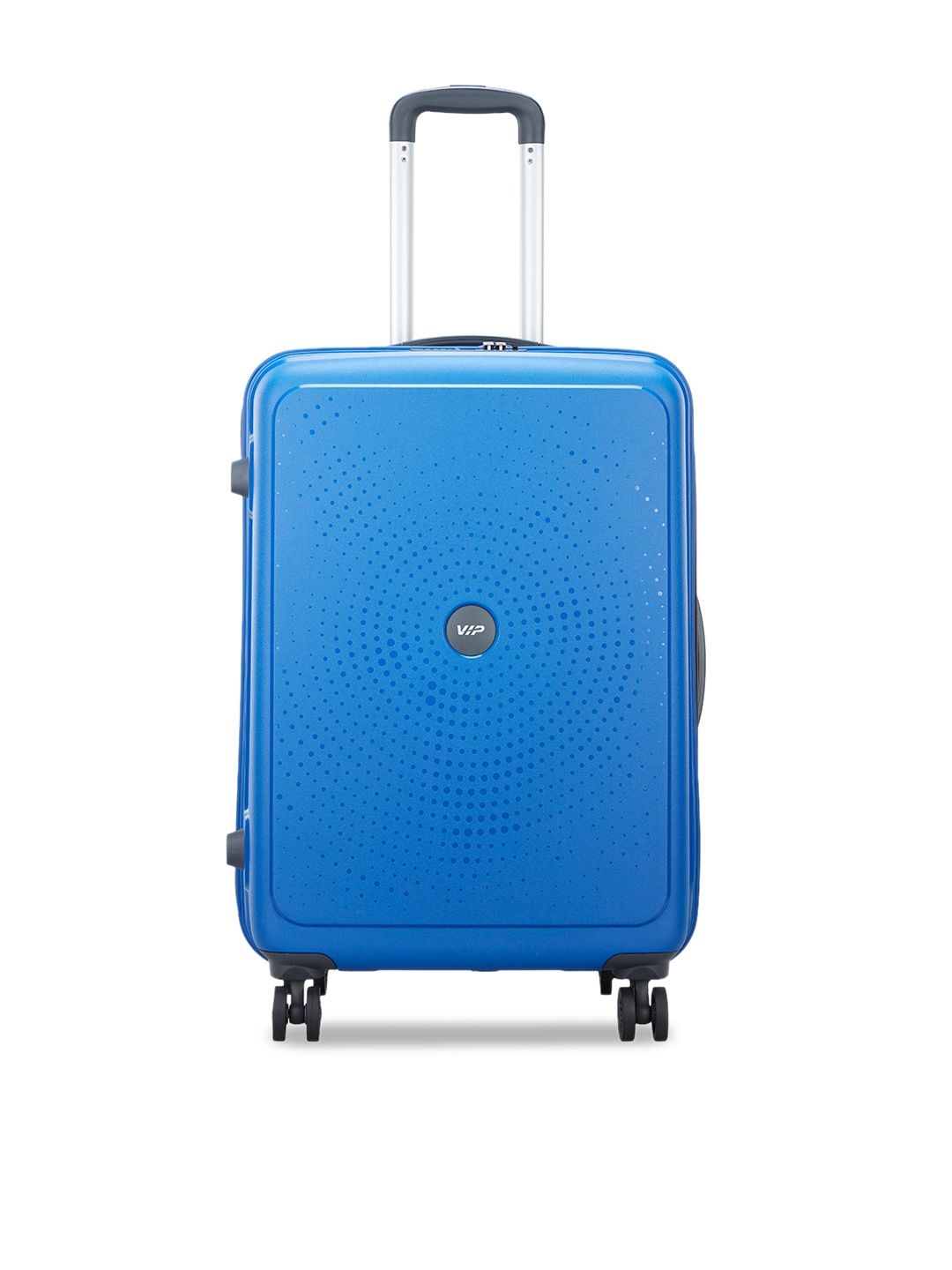 

VIP Hard Sided Non Padded Medium Trolley Suitcase, Blue