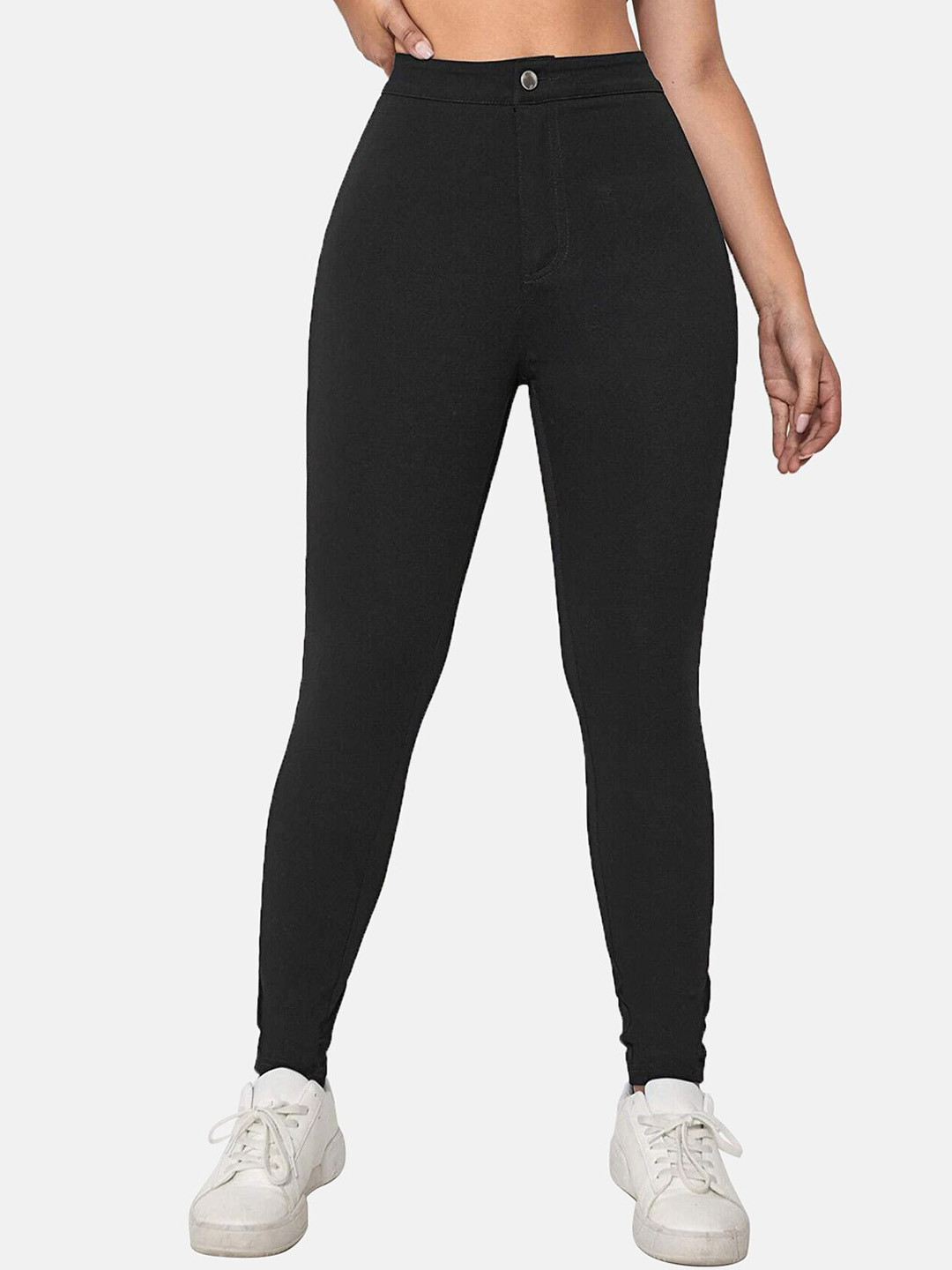 

BUY NEW TREND Women Skinny Fit High-Rise Stretchable Jeans, Black