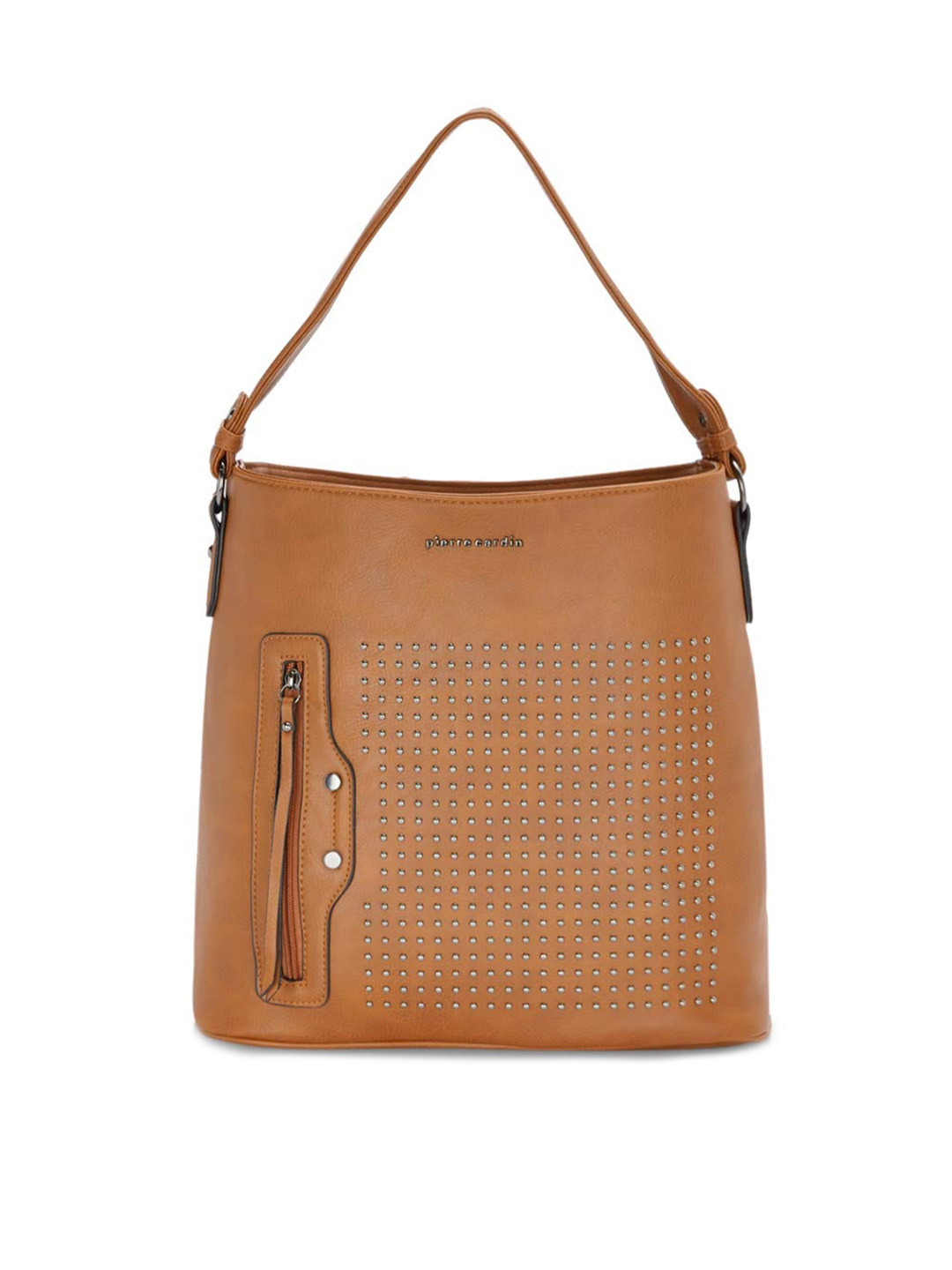 

pierre cardin Embellished Hobo Bag, Brown