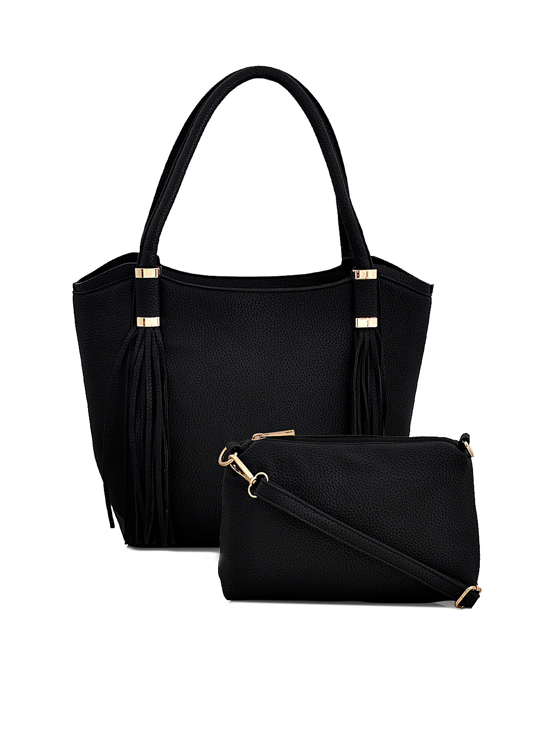 

Pez dorado Shopper Handheld Bag, Black