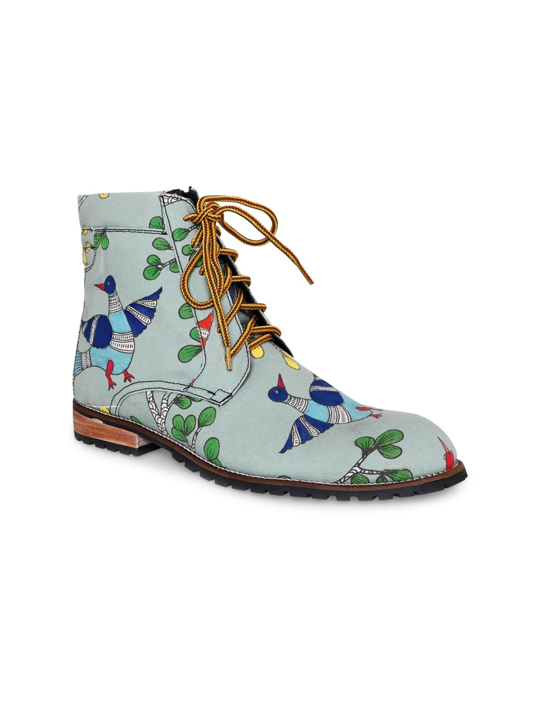 

Kanvas Women Printed Regular Boots, Green