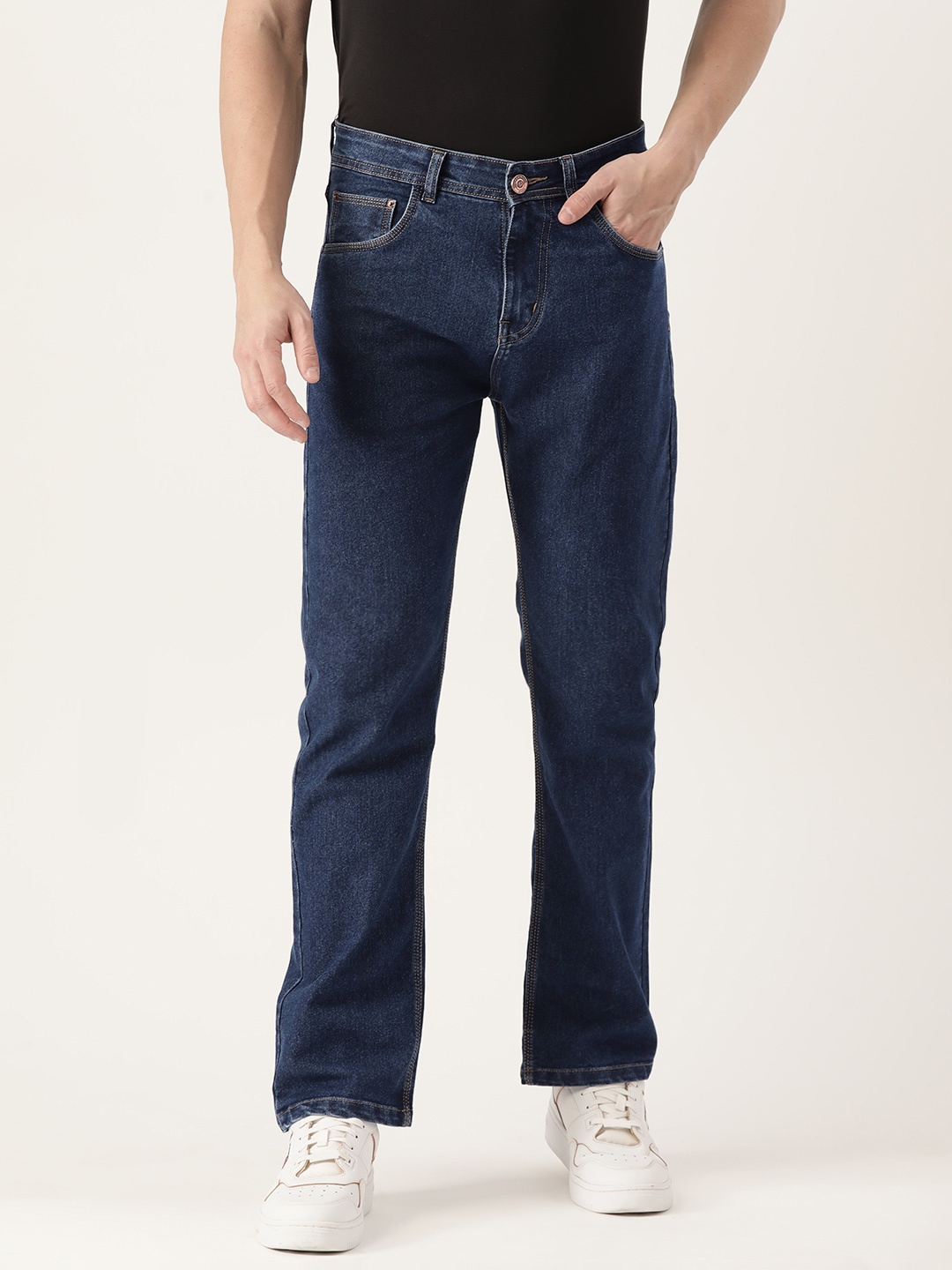 

PARIS HAMILTON Straight Fit Stretchable Jeans, Blue