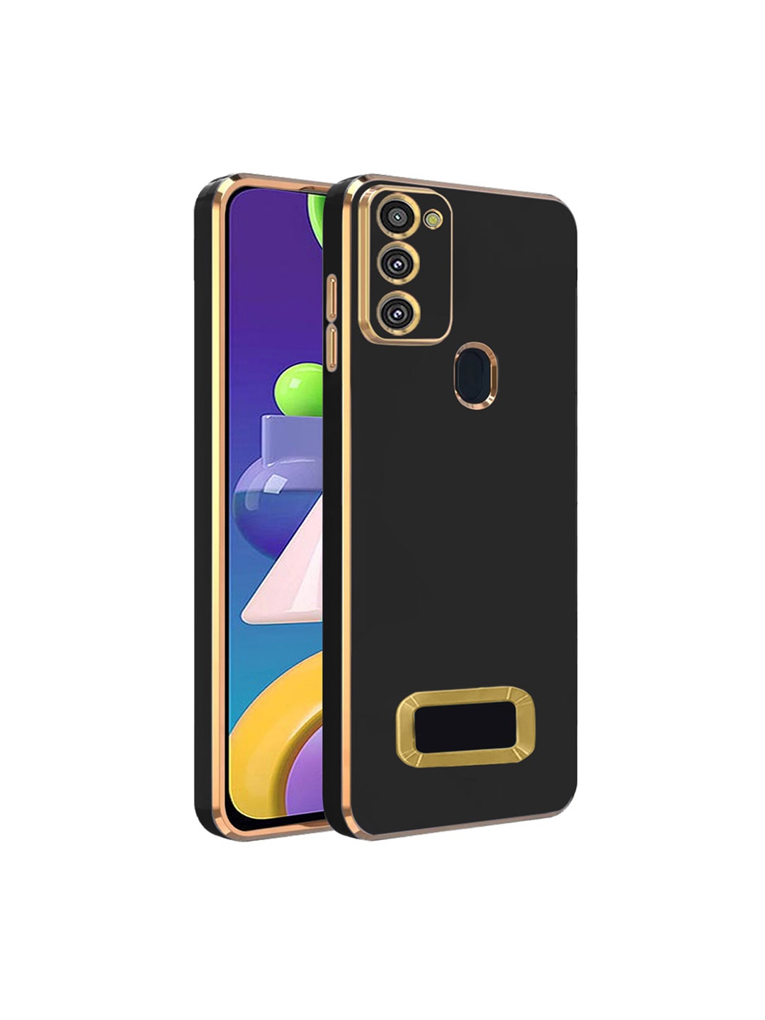 

Karwan Samsung M21 Compatible Camera Protection Mobile Case, Black