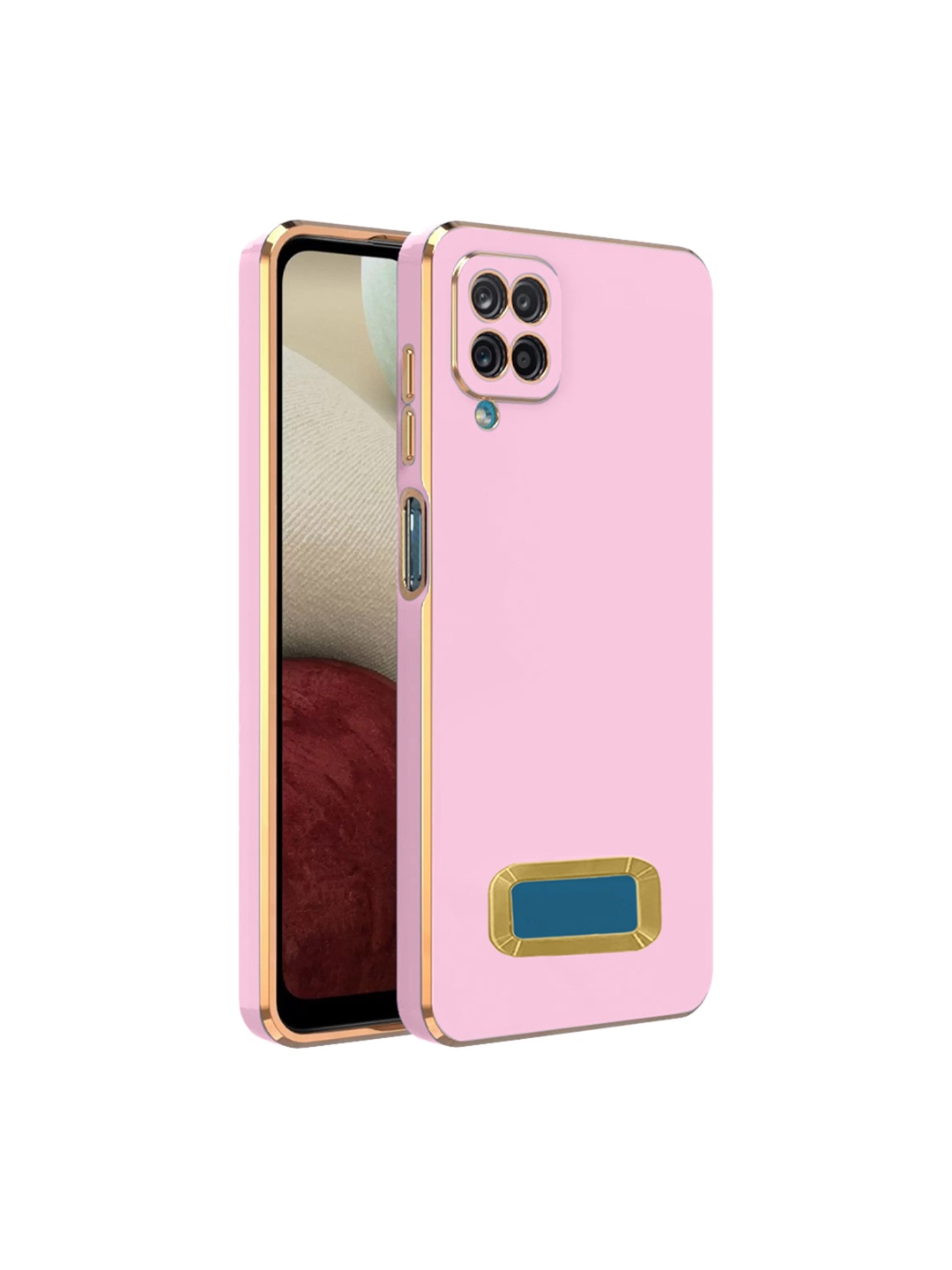 

Karwan Camera Protection Samsung A12 Phone Back Case, Pink