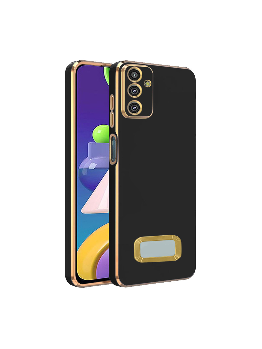 

Karwan Camera Protection Samsung M23 5G Phone Back Cover, Black