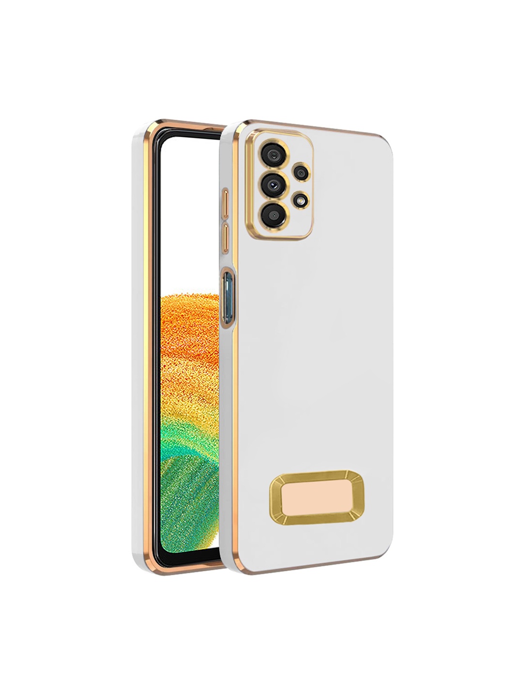 

Karwan Camera Protection Samsung A33 5G Phone Back Cover, White