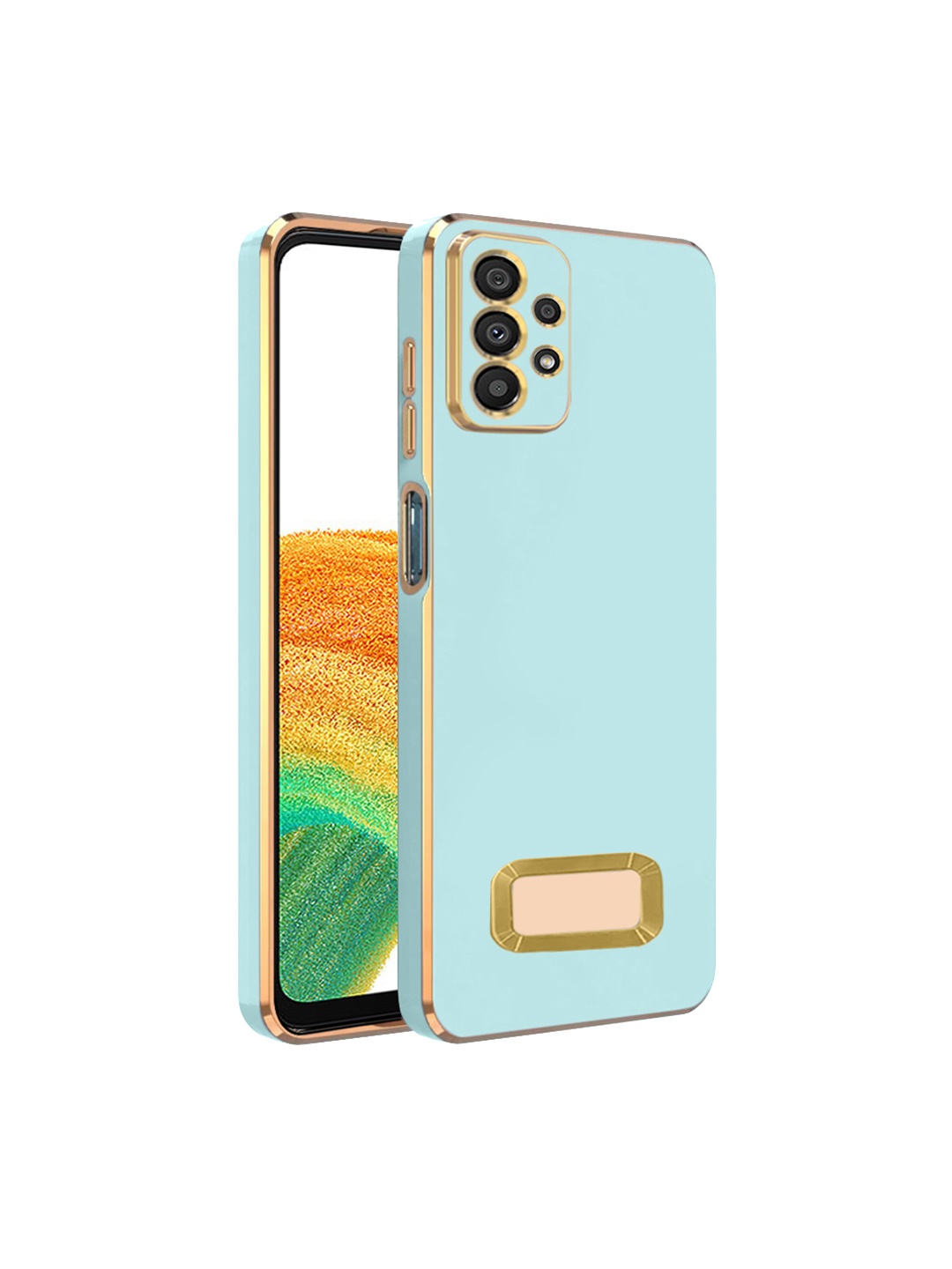 

Karwan Camera Protection Samsung A33 5G Phone Back Cover, Blue