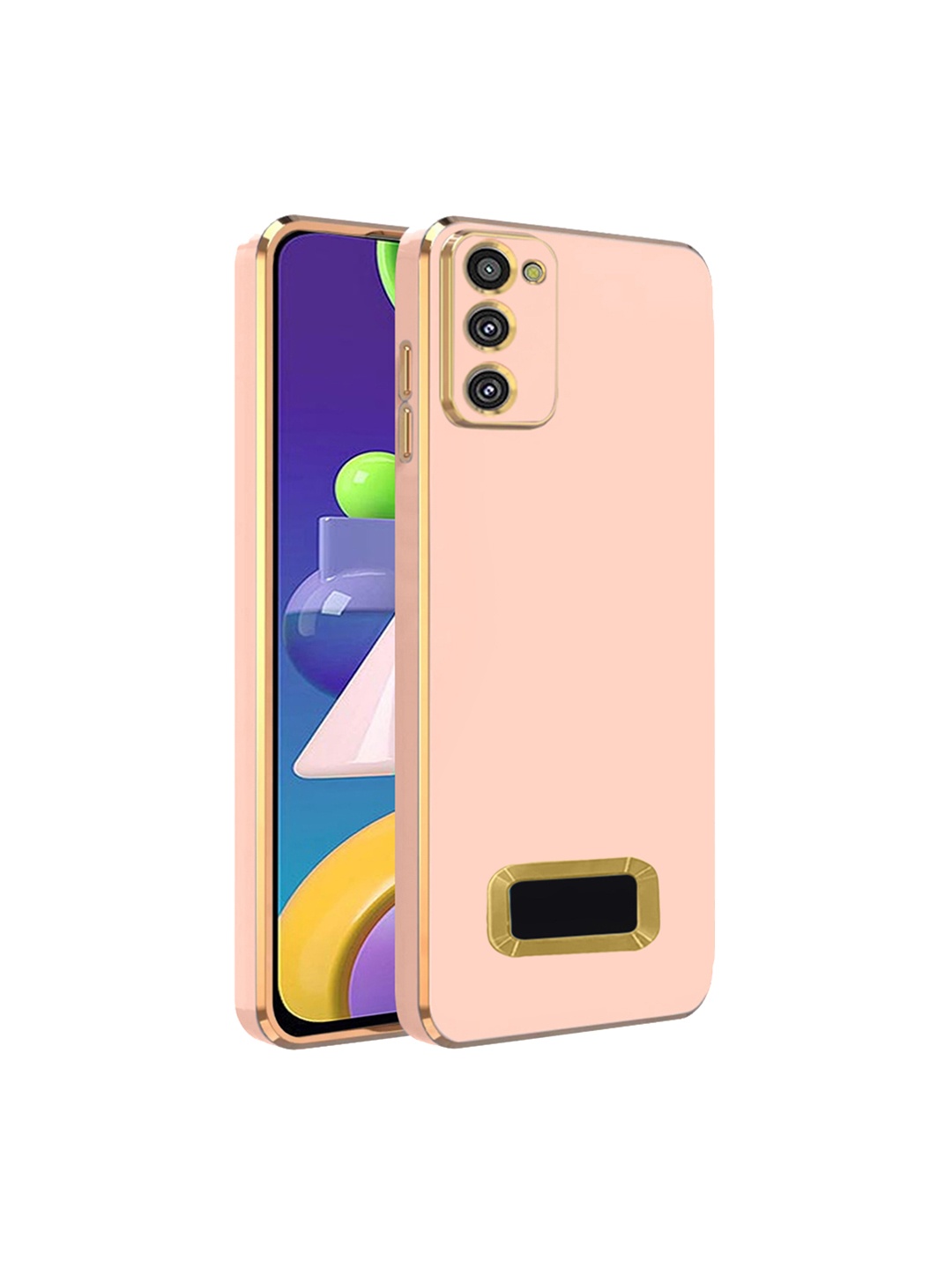 

Karwan Camera Protection Samsung M21 Phone Back Case, Pink